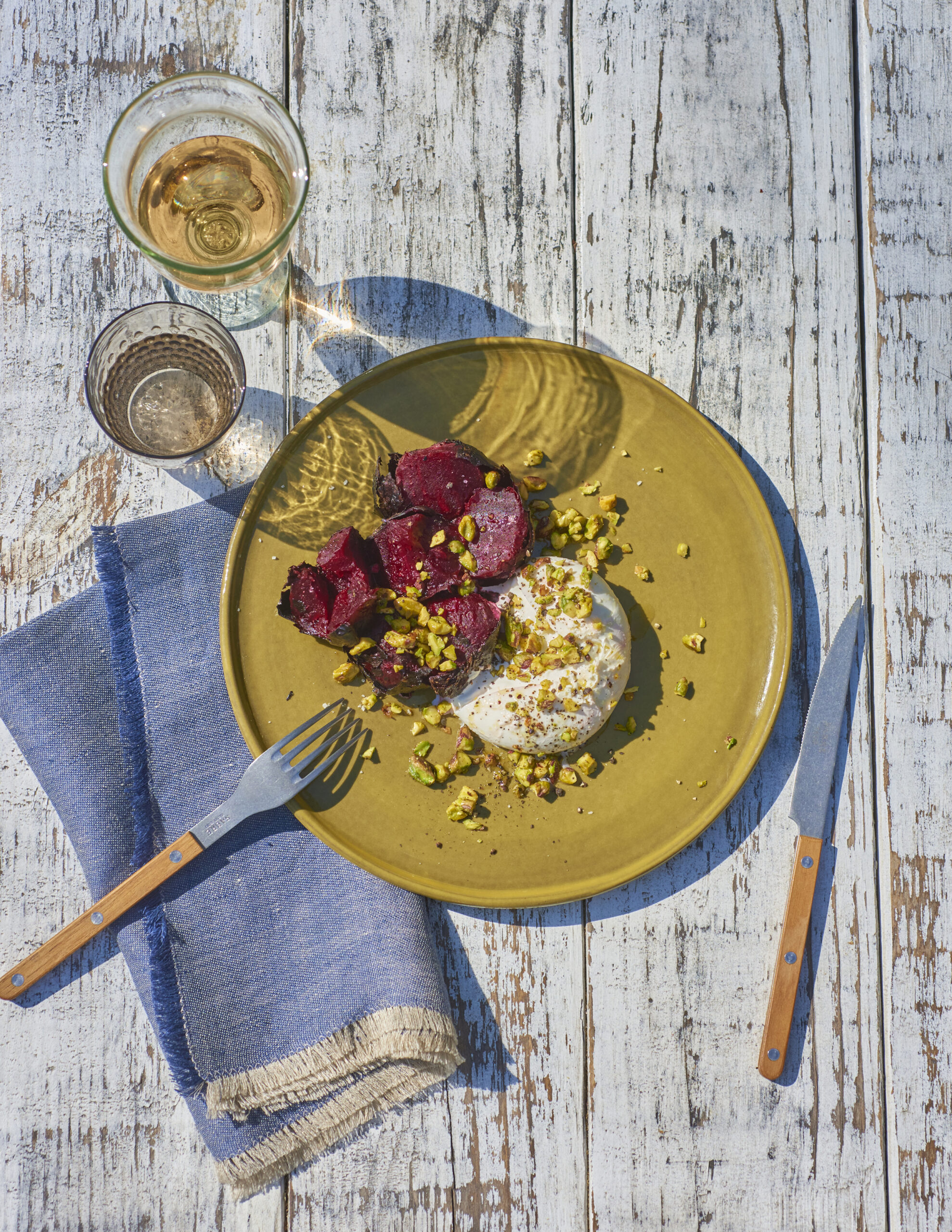 Il Buco al Mare’s burrata with roasted beets